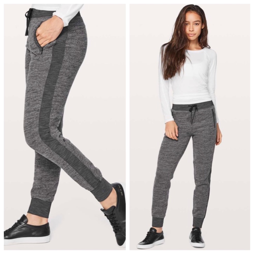 Lululemon Get Going Jogger Heathered Grey/Black 4